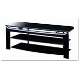 朝日木材加工 ブラックメタリックTVスタンド 37~47インチ用 AS-H1120-B AS-H1120-B