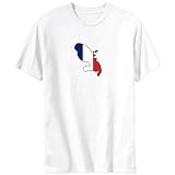 T-Shirt White  Martinique Map Color  Country