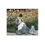 Camille Monet with a Child, Fine Art Print by Monet