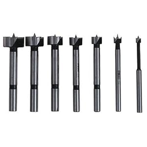 Freud PB-107B Precision Shear 7 Piece 1 4 Inch to 1-Inch Serrated Edge Forstner Bit Assortment by 