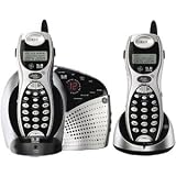 GE 25860GE3 5.8 GHz Dual-Handset Cordless Phone With Call Waiting Caller ID, Digital Messaging System
