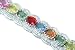 14KT White Gold 15.89 cttw. Multi-Sapphire & Diamond Bracelet