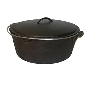 Cajun Cookware Seasoned Cast Iron Dutch Oven 20 Qt. by Cajun Cookware