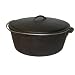 Cajun Cookware Seasoned Cast Iron Dutch Oven 20 Qt.