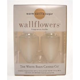 Warm Vanilla Sugar Wallflowers Fragrance Bulbs 2 pk - .8 oz each- by The White Barn Candle... by The White Barn Candle Co Wallflowers