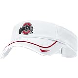 Nike - Nike Ohio State Buckeyes White Swoosh Visor