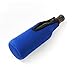 Coolies for Bottles - 4mm Thick Supercoolies™ - Premium Set of 4 Blue Beer Bottle Coolies - Extra Thick Neoprene with Stitched Fabric Edges