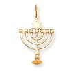 14k Menorah Pendant