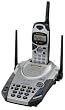Panasonic KX-TG2563S 2.4 GHz DSS Cordless Speakerphone with Caller ID (Silver)
