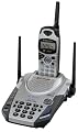 Panasonic KX-TG2563S 2.4 GHz DSS Cordless Speakerphone with Caller ID (Silver)