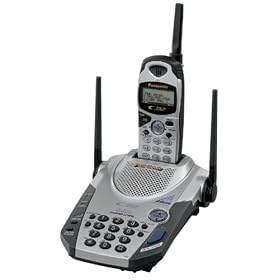 Panasonic KX-TG2563S 2.4 GHz DSS Cordless Speakerphone with Caller ID (Silver)