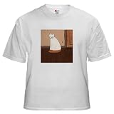 Turkish Van Cat Folk Art Art White T-Shirt by CafePress