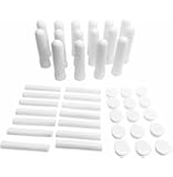 12- Aromatherapy Nasal Inhaler Sticks for Essential Oils High Quality White (White)