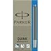 Parker Quink blue ink fountain pen cartridges, PACK of 5