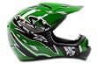 Youth Motocross ATV Dirt Bike MX Helmet Green, Large