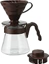 ハリオ V60 コーヒーサーバー02セット　BR VCSD-02CBR