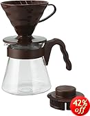ハリオ V60 コーヒーサーバー02セット BR VCSD-02CBR