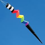 Wind Inflated, 3-D line laundry 10-ft. Lightning Bolt Windsock for kites