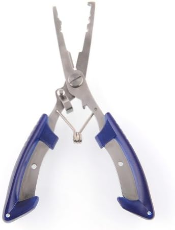{Factory Direct Sale} Stainless Steel Fishing Pliers Scissors Line Cutter Multi-purpose Braid Cutter Remove Hook Tackle Tool for fishermen(6.3")