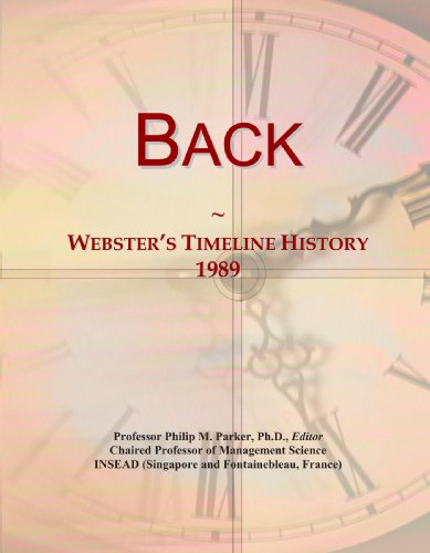 Back: Webster's Timeline History, 1989
