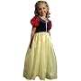 Snow White Princess Costume with Wondercharms Necklace - size LARGE (5-7)