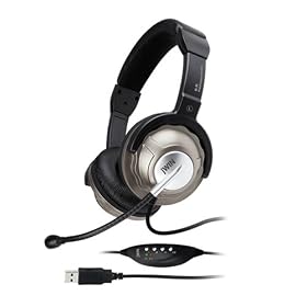 jWINin JBM55 PC/Gaming Stereo Headphones with Microphone as well as In-line Digital Volume Control/USB