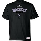 Colorado Rockies -Black- Authentic Momentum T-Shirt at Majestic