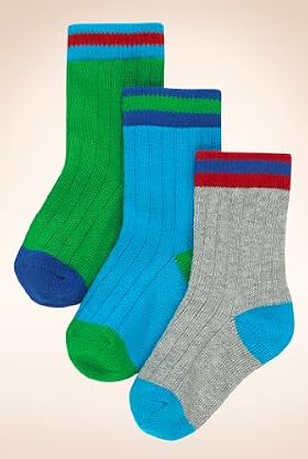 5 Pairs Of Younger Boys' Autograph Cotton Rich Assorted Socks