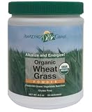 41ZAeFTqtoL. SL160  Amazing Grass Organic Wheat Grass Powder, 8.5 Ounce Canister