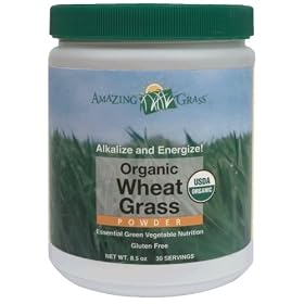 Amazing Grass Organic Wheat Grass Powder, 8.5-Ounce Canister