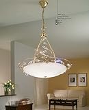 IMAGE OF Bellissima chandelier - rustic gold, olive, 220 - 240V (for use in Australia, Europe, Hong Kong etc.)