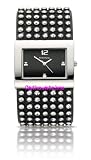 Seksy by Sekonda Ladies Black Crystal set Cuff watch 4853