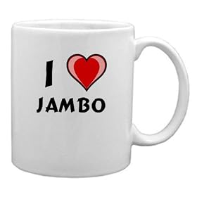 I Love Jambo Mug