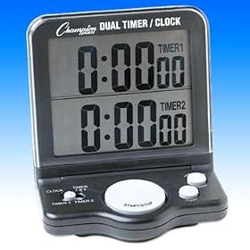 Champion Sports Dual Timer / Clock Jumbo Display DC100