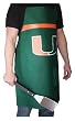 Pack of 2 Premium NCAA Apparel University of Miami BBQ Grilling Aprons