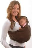 Peanut Shell Blue/Choc Reversible Microfleece Sling-Large (10-14)