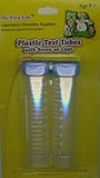 Plastic Test Tubes with Caps - Pack of 2