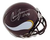 Chuck Foreman Autographed/Hand Signed Minnesota Vikings Mini Helmet Inscribed '5X PB'