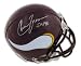 Chuck Foreman Autographed/Hand Signed Minnesota Vikings Mini Helmet Inscribed ''5X PB''