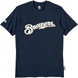 Adult XXLarge 100% Polyester Crewneck Milwaukee Brewers Officially