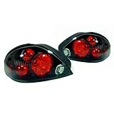 A Pair of Depo Clear Lense with Black Housing (Altezza) Tail Lights - Pontiac Grand... by Depo