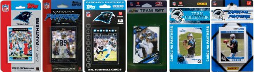 NFL Carolina Panthers Six Different Licensed Trading Card Team Sets