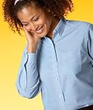 Van Heusen - Van Heusen Ladies' Classic Long-Sleeve Oxford. 58800