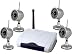4 WIRELESS SECURITY CAMERAS DAY & NIGHT WATERPROOF CCTV