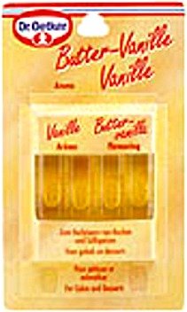 Dr. Oetker Butter -Vanille Flavor Essence - 4 Pack by Mousse Mixes