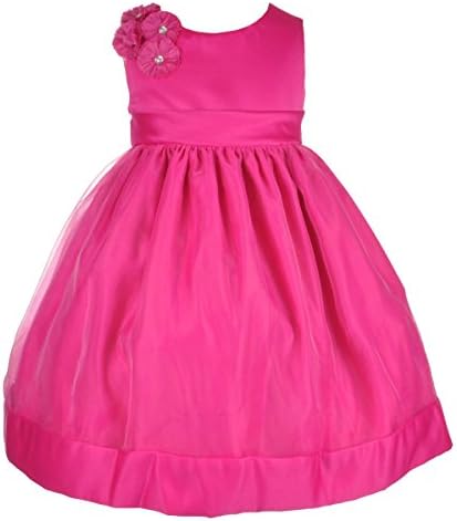 Princess Faith Little Girls' "Gaya" Dress - pink berry, 6