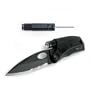 Tool Logic SLPB5 Slpro5 Tactical, Multifunction Folding Knife With Flashlight Plus Glock Tool And Signal Whistle, Black