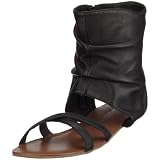 Buffalo Sheep Leather 309-7942, Damen Sandalen/Fashion-Sandalen, schwarz, (black 01), EU 40