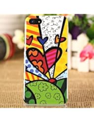 Wireless: iWaii - Smooth Fit Case for iPhone 5 Case (Graphic Desing iphone 5 Case Design) - Colorful Graffiti Love Heart - MTOO-HK