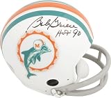 Bob Griese Miami Dolphins Autographed Throwback Mini Helmet with HOF90 Inscription